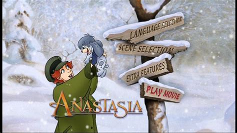 anastasia dvd menu|anastasia 1997 dvd.